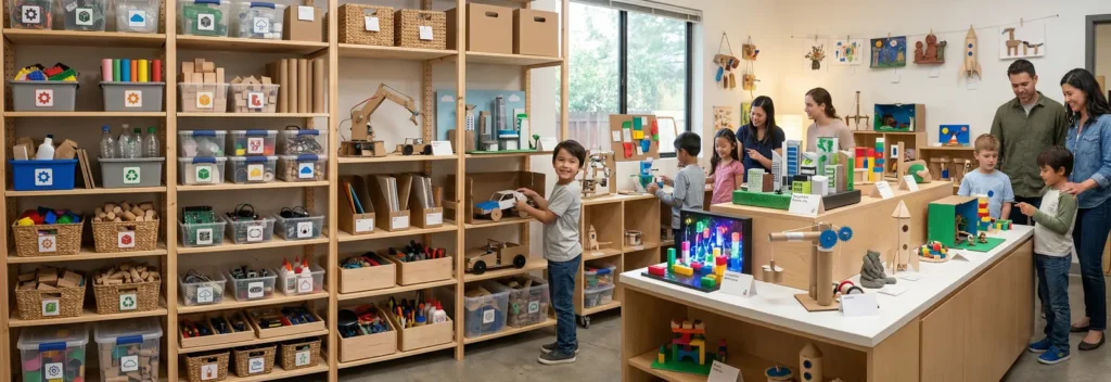 The Complete Guide To Creating A Maker Space For Kids 9 Storage And Project Display Area For Maker Space