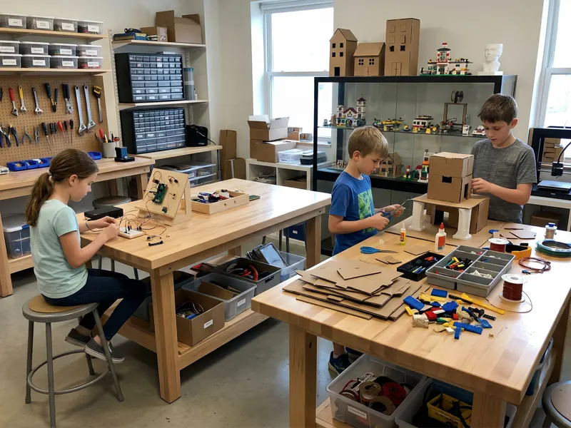 The Complete Guide To Creating A Maker Space For Kids 12 Workbenches For Maker Space